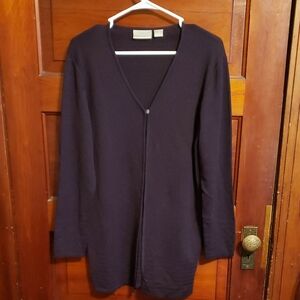 Nordstrom Aubergine Knit Sweater Top